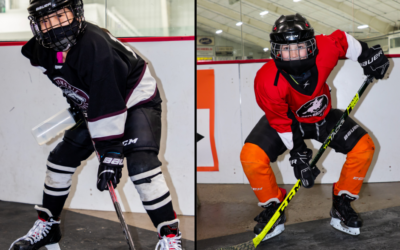 2020 John R. Dale Memorial Youth Hockey Scholarship recipients: Allison and Nolan