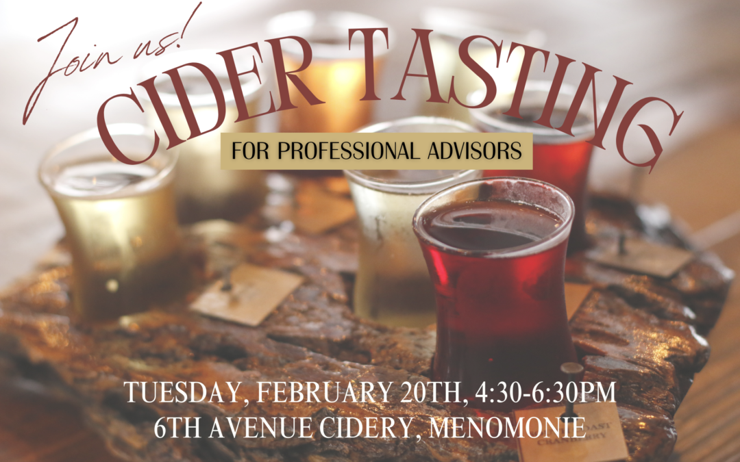Free Event: Cider Tasting for Professional Advisors