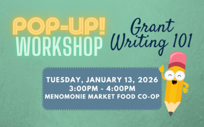 Pop-Up! Workshop: Grant Writing 101