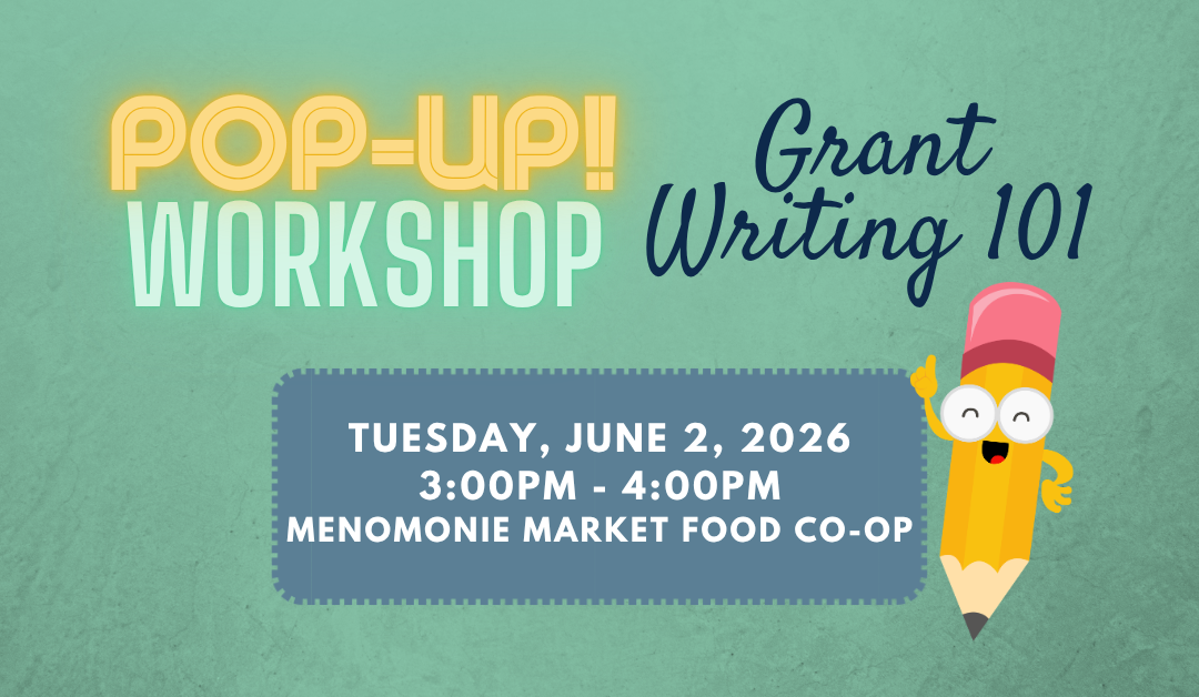 Pop-Up! Workshop: Grant Writing 101