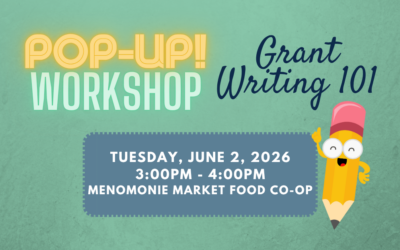 Pop-Up! Workshop: Grant Writing 101